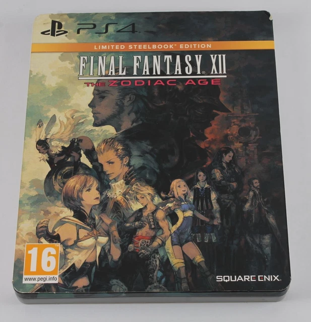 FINAL FANTASY XII  12  THE ZODIAC AGE - STEELBOOK EDITION PS4 Fr New Game In Englishfrancaisdeesit 5021290078000