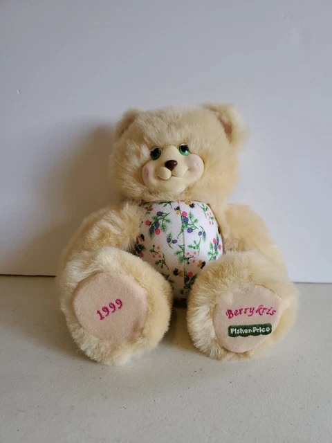 Vintage 1999 Fisher Price Briarberry Bears Stuffed Animal - Berry Kris Plush 98