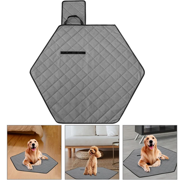 Almohadilla acolchada para perro jaula estera hexagonal Playpen Liner hexagonal estera hexagonal