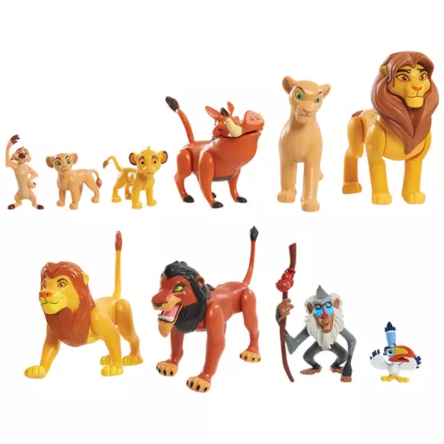 The Lion King Figure Set Deluxe Disney Movie Collectible Toys Kids Playset NEW