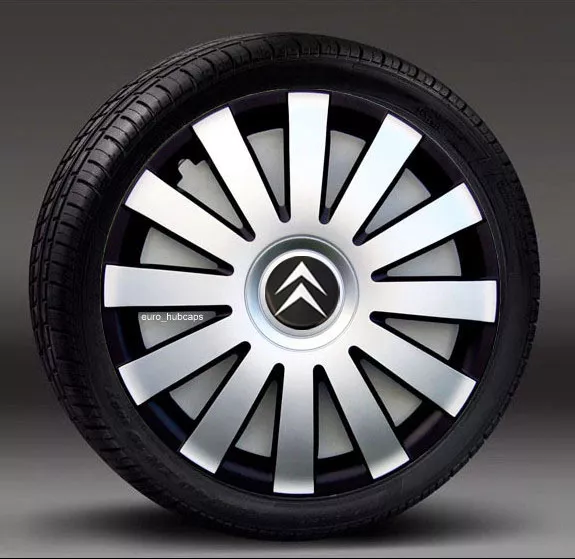 4x15" wheel trims, Hub Caps, Covers to fit Citroen Berlingo (Quantity 4)