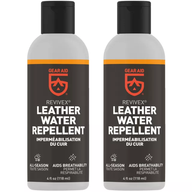 Gear Aid Revivex 4 oz. Leather Footwear Water Repellent - 2-Pack