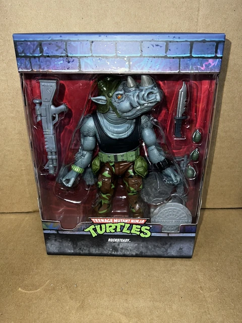 Super7 Ultimates: Teenage Mutant Ninja Turtles Rocksteady Action Figure