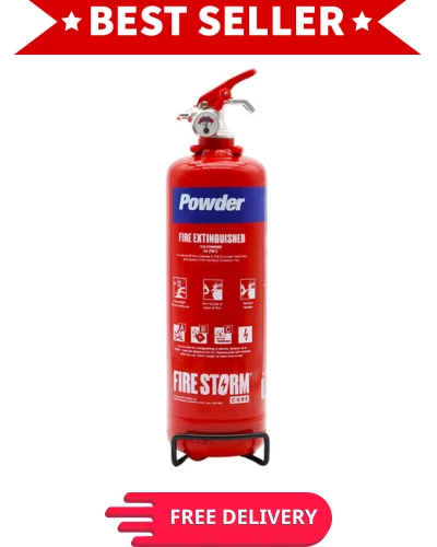 Extincteur Voiture GLORIA P2GM – 2kg Poudre ABC – Neuf Avec Support