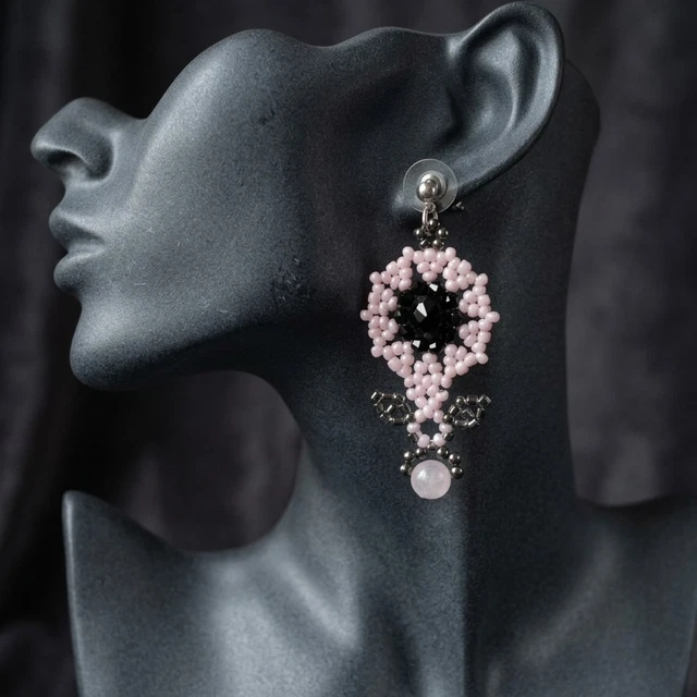 Boucles d'oreille en argent du Religieux Saint Christophe