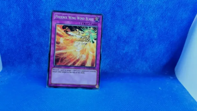Yu Gi Oh! SDOK-EN033 Phoenix Wing Wind Blast 1st Edition Trap Card