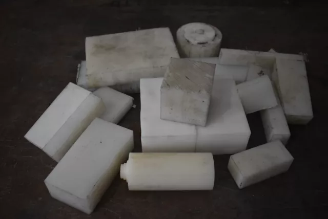 Mixed Box ACETAL Rod Natural White Engineering Plastic Billet Round Bars - BOX 4
