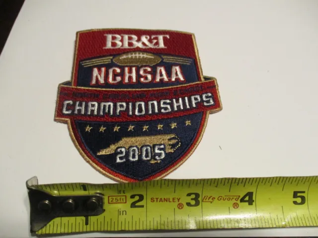 Bb&T Nchsaa North Carolina High School Championships 2005 Football Patch