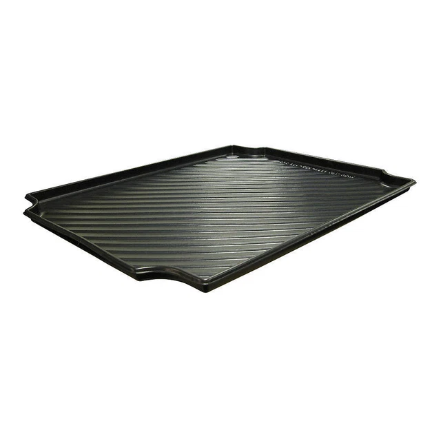 STRUCTURAL PLASTICS CT300124 Cntinmnt Try,Black/Black,For 24in Shf