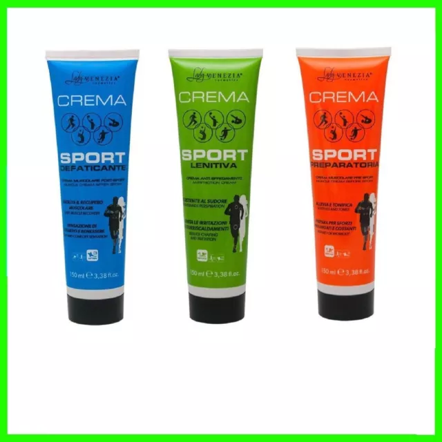 Crema Sport Lady Venezia Cosmetica 150 Ml Defaticante Lenitiva Preparatoria New