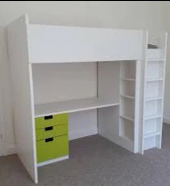 IKEA STUVA LOFT bed with wardrobe and drawers built in £30.00 PicClick UK