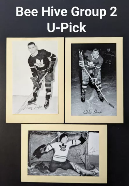 1948/64 Beehive Corn Syrup.  Group 2  Hockey Photo  Pick The Cards You Needed.