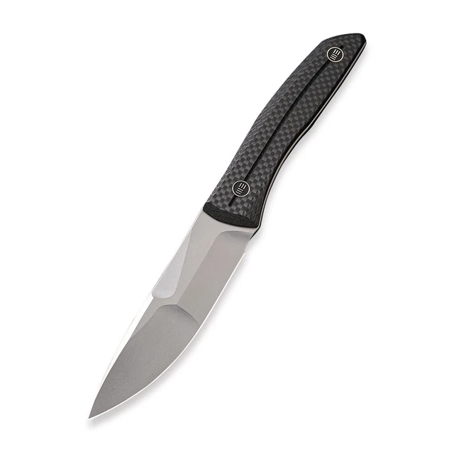 WE KNIFE Reazio Fixed Blade 921A Knife CPM 20CV Steel & Black Twill Carbon Fiber