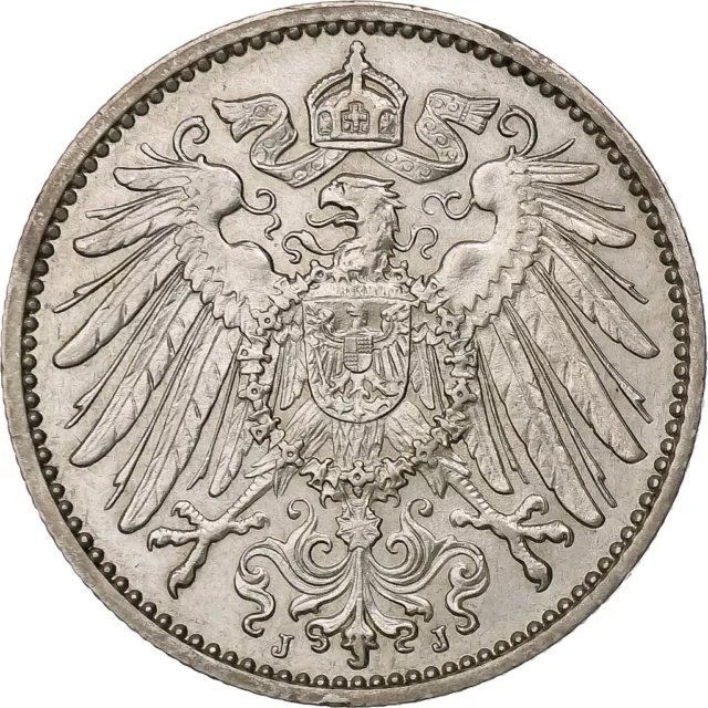 [#1114184] GERMANY - EMPIRE, Wilhelm II, Mark, 1914, Hambourg, Silber, SS, KM:14