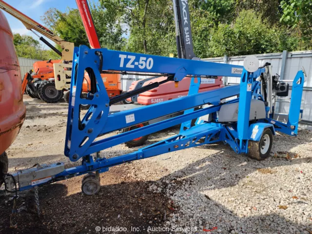 2016 Genie TZ-50 50' Towable Boom Lift Man Aerial Platform -