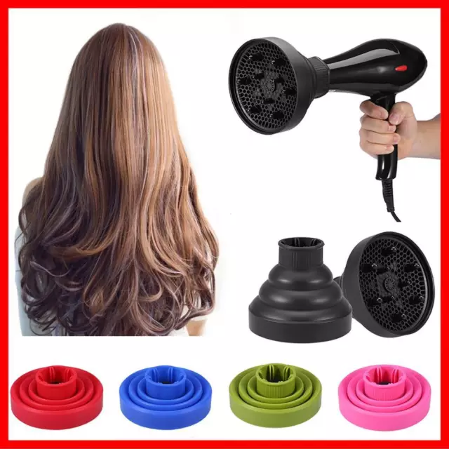 Universal Travel Folding Silicone Hair Dryer Blower Hood Diffuser Hairdress Kits