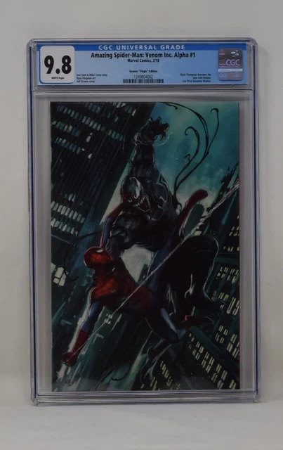 Amazing Spider-Man Venom Inc Alpha 1 Marvel 2018 CGC 9.8 Adi Granov Virgin Varia