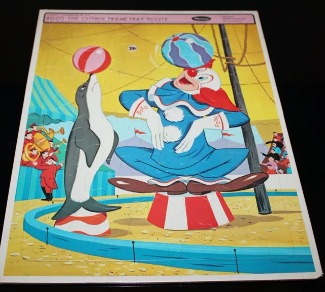 BOZO The Clown WORLD FAMOUS PUZZLE CAPITAL RECORDS LARR Whitman LARRY HARMON