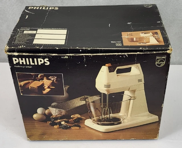 VINTAGE 1970'S PHILIPS hr1191,Retro Kitchen mixer/whisker. Not Working