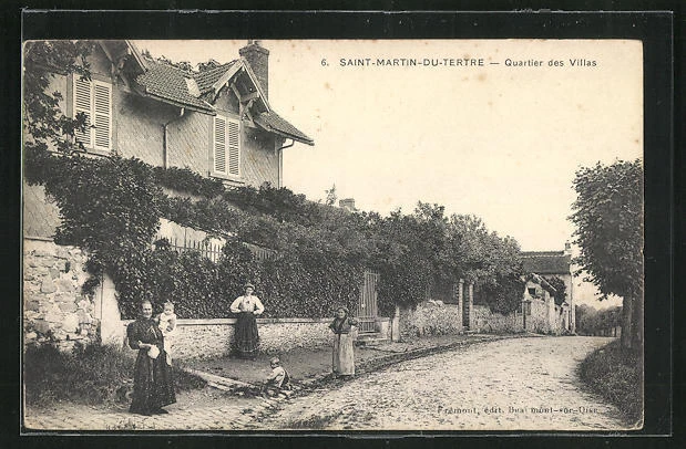 CPA Saint-Martin-du-Tertre, Quartier des Villas