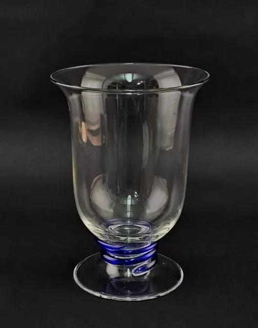 9235043 Big Chalice Vase Crystal Glass Type Deco Um 1930 Bavarian Forest