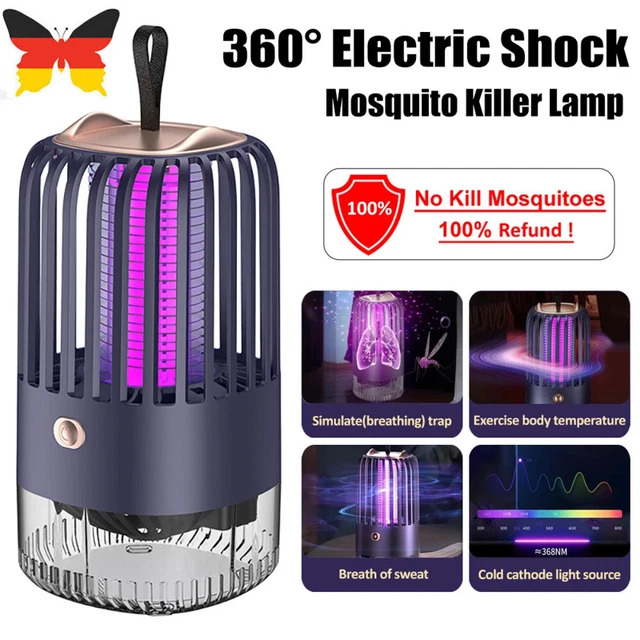 Insektenvernichter Insektenkiller Mückenschutz Insektenfalle UV Lampe Moskito