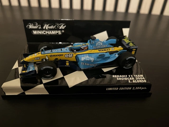 MINICHAMPS 1/43 RENAULT F1 Team 2004 Fernando Alonso Limited