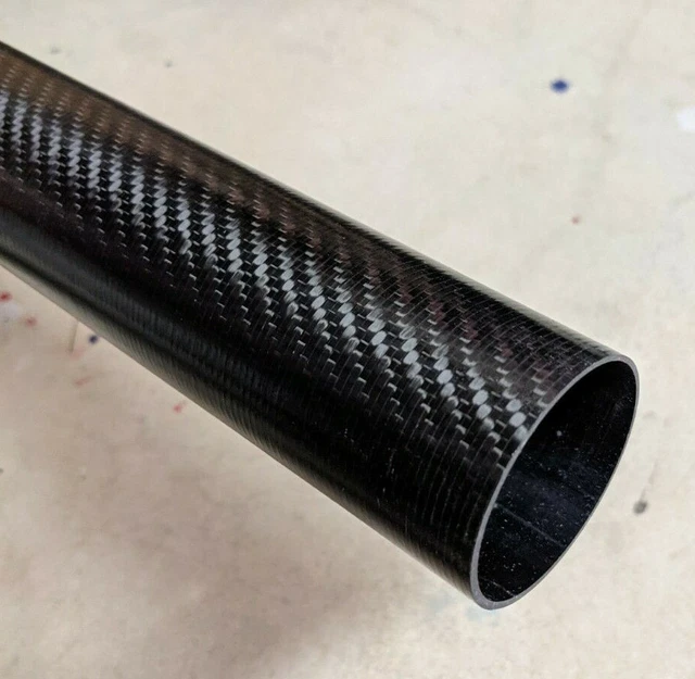 Carbon Fiber Tube Twill Weave 2.00 x 2.125 x 18 inch