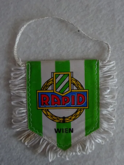 SK Rapid Wien Wimpel Österreich - ca. 11 x 11 cm - älteres Sammlerstück!