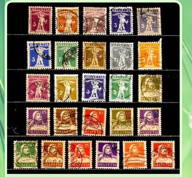 Schweiz 🇨🇭 Switzerland Classic ERA Briefmarkensammlung Lot220222A Top