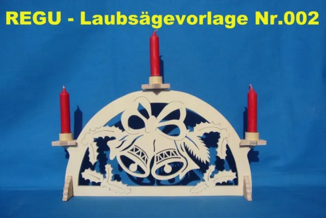 SCHWIBBOGEN / REGU - Laubsägevorlage  "Glockenspiel" Nr.002 - einfache Vorlage -