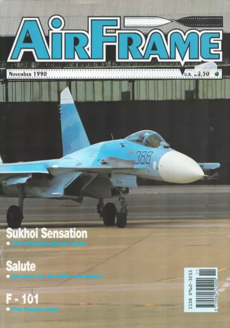 AIRFRAME NOV 90 McD F-101 VOODOO USAF TFW ANG CANADAIR CF-101 RCAF RAF PHANTOMS