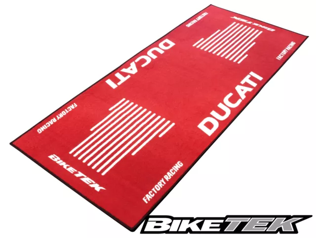 Ducati Monster 999 748 Motorcycle Garage Mat Workshop Non-Slip Backing Pit Mat