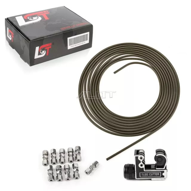 5m Tubo Freno Linea Acciaio Ø 4,75mm Set +10 Connettore rapido per Jaguar