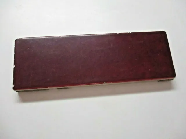 A.E Tile Co. USA 6-1/16" Satin Plum Dark Red Ceramic Subway Wall Tile 1 Antique