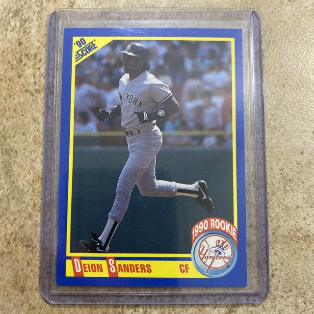 DEION SANDERS 1990 score recrue RC 586 Yankees de New York EUR 0,92