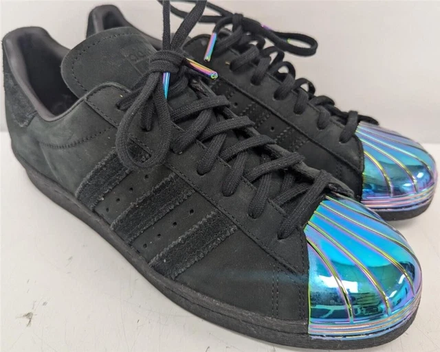 adidas gazelle silver green womens Adidas Originals Superstar 80s Metal Core Black (W)