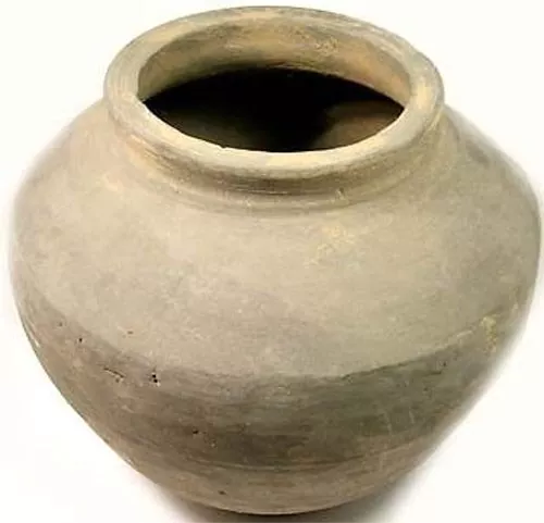 200BC Superbe Ancien Chine Han Dynasty Faïence Clay Grand Pot Vase Modèle