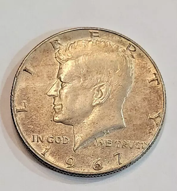 1967 Usa United States Of America - Kennedy Half Dollar - Moneta Argento Silver