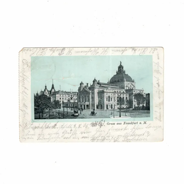 AK Ansichtskarte Studentika Burschenschaft - Frankfurt am Main 1906