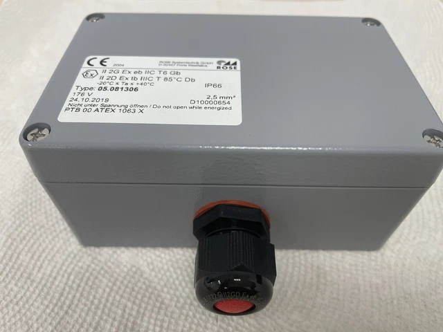 Tilt Switch C-1 Box Ex Model No. 60-1000-2GD