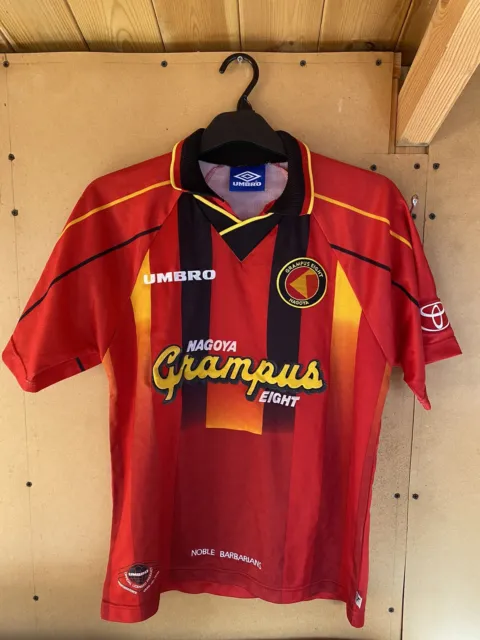 1996-1998 Nagoya Grampus Home Football Shirt (Size Small)