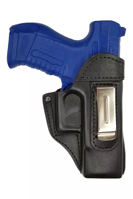 IWB 3 Leder Holster für Walther P99 Schwarz versteckte Trageweise NEU VlaMiTex