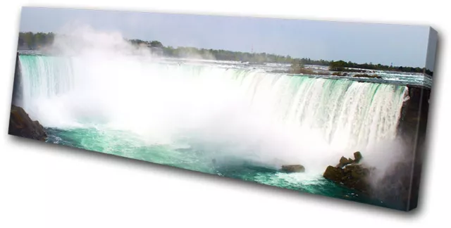 Niagara Falls Canada Waterfall Landmarks SINGLE CANVAS WALL ART Picture Print