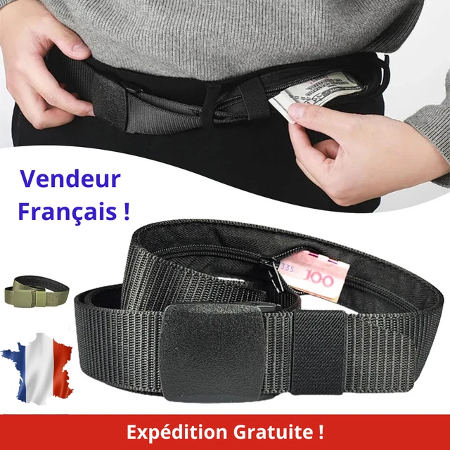 Ceinture cuir suède - beige | Tunisie