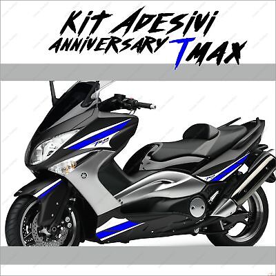 ADHESIFS ANNIVERSARY GRAFICA COMPATIBLE YAMAHA TMAX T-MAX 530 DX SX BLANC OR 