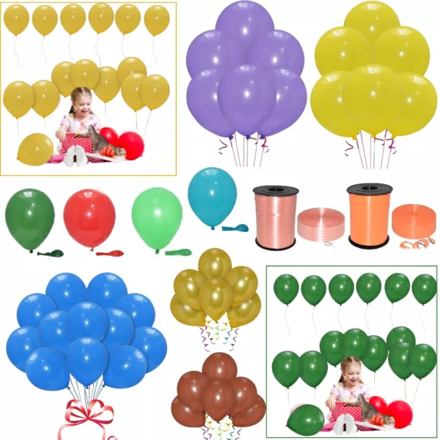 25 X PLAIN BALONS LATEX BALLONS helium BALLOONS BIRTHDAY Party Decorations  BALON
