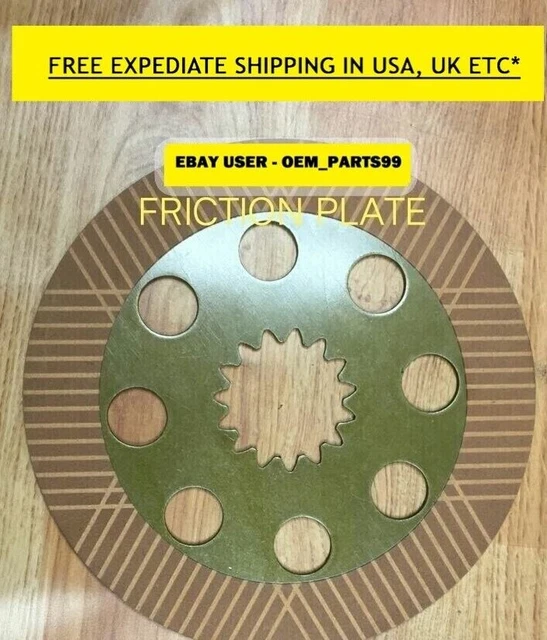 Jcb Backhoe 3Cx- Brake Friction Plate, Set 5 Pcs (Part No. 458/20353 450/10224)