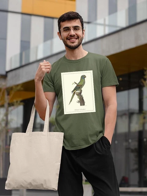 Solstitial Parrakeet T-shirt Men's -Sydenham Edwards Designs