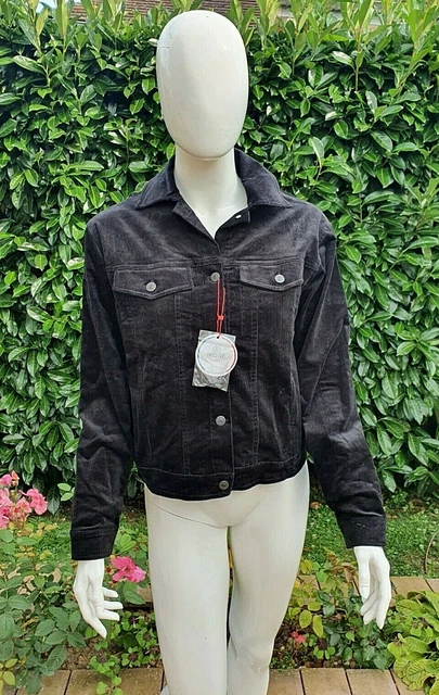 Veste Ikone Paris Noire/blanche/rouge - Taille Unique - Femme